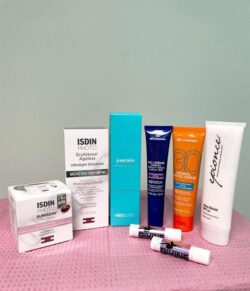 SUNSCREENS Use one of our wide array of sunscreens to help preserve your beauty and protect you from dangerous UV rays